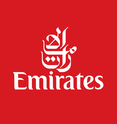Emirates company logo featured on Spring Hill Florist corporate partnership page.